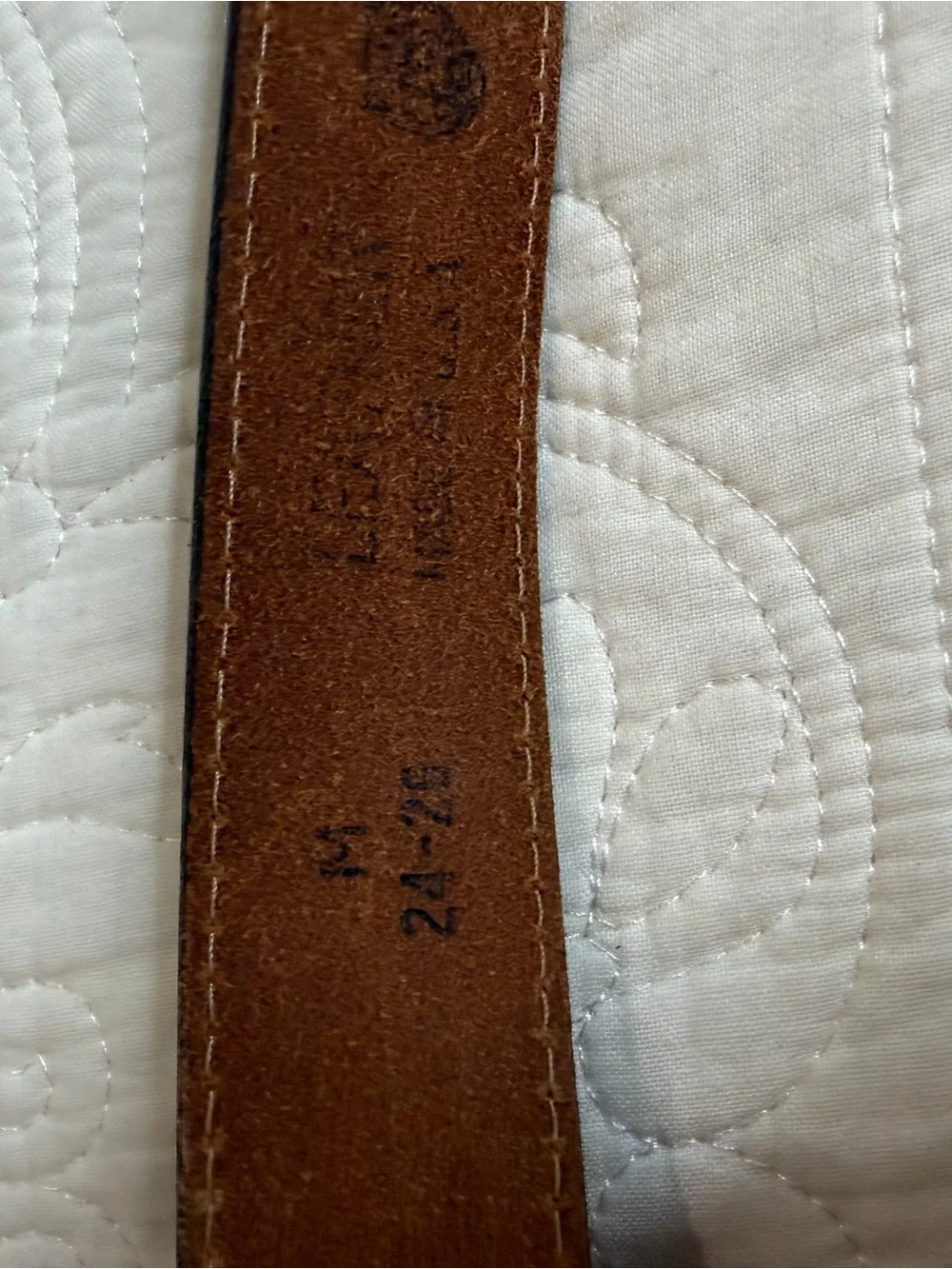 Kids Cowboy Western Rodeo Tooled Leather Belt Metal Horse Buckle Made In USA